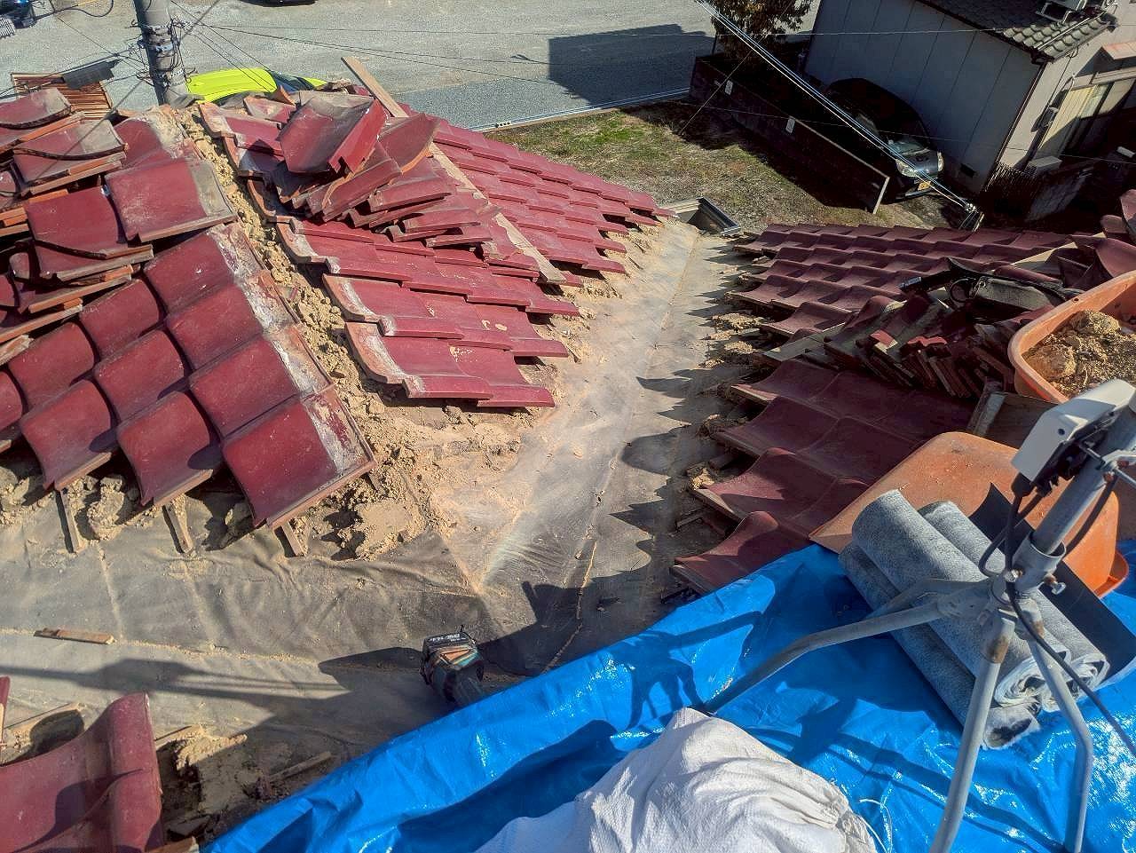 加古川市　谷板金の状況